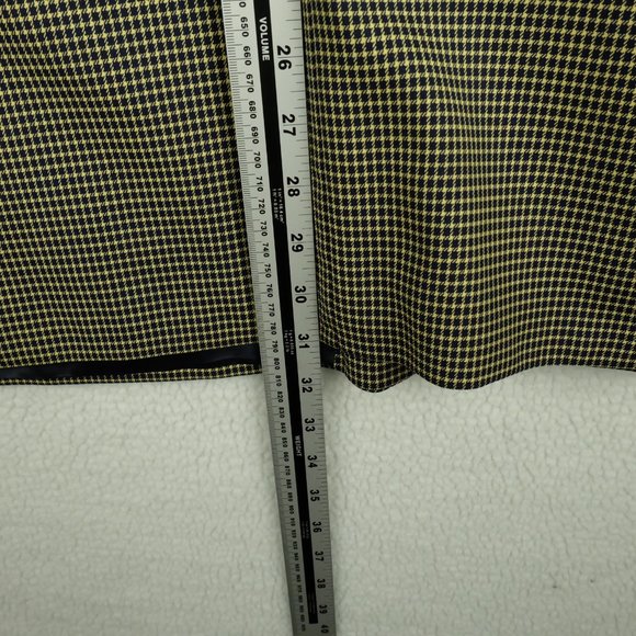 Hugo Boss Mens Blazer Jacket 44L Tall Black Yellow Loro Piana Super 100s Check - Picture 7 of 15